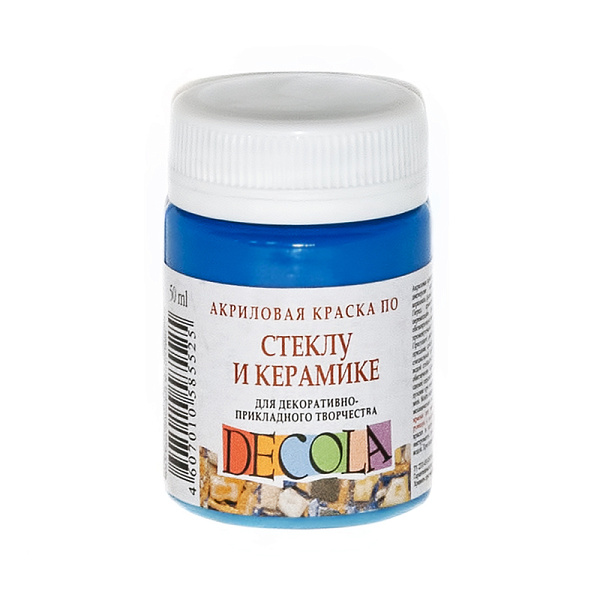 Акрил стекло керамика 50 мл Декола Синяя светлая 