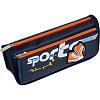 Пенал "deVENTE. Sport Boots" 21x8,5x7 см, прямоуг.для 60 пр.текстил. на молнии, с каучуковой аппликацией