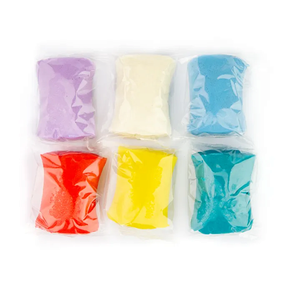 Набор теста для лепки Луч 6 цветов с формочками