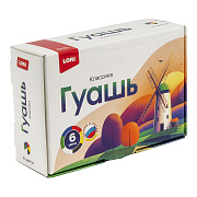 Гуашь 6 цветов по 20 мл "Классика"
