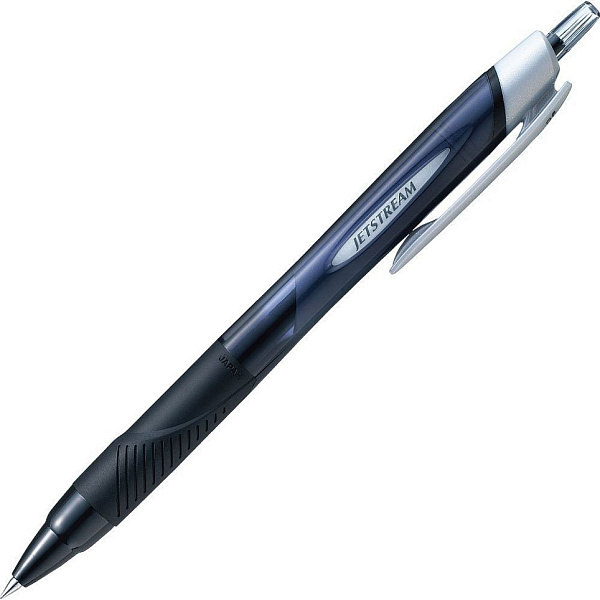 Ручка шариковая автомат. 0,38 мм Uni Jetstream , СИНЯЯ, SXN-150-38 копус: черный