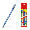 Набор из 4 ручек шариковых ErichKrause Neo® Stick Original 0.7, Super Glide Technology, цвет чернил: син, черн, красн, зел (в пакете)