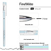 Ручка гелевая 0,4 мм "FineWrite.Zefir" ЧЕРНЫЙ (3 цвета корпуса) 