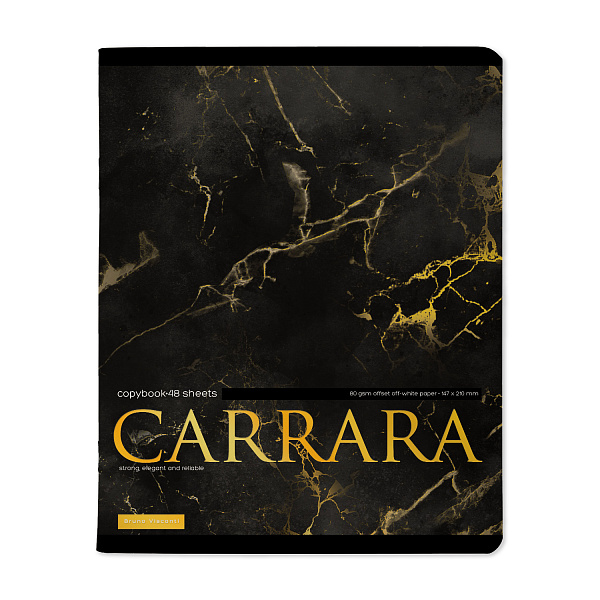 Тетрадь 48 л. кл. "CARRARA"