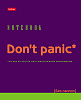 Тетрадь 80 л. кл. "Don't panic"  65г/кв.м выб лак на скобе 