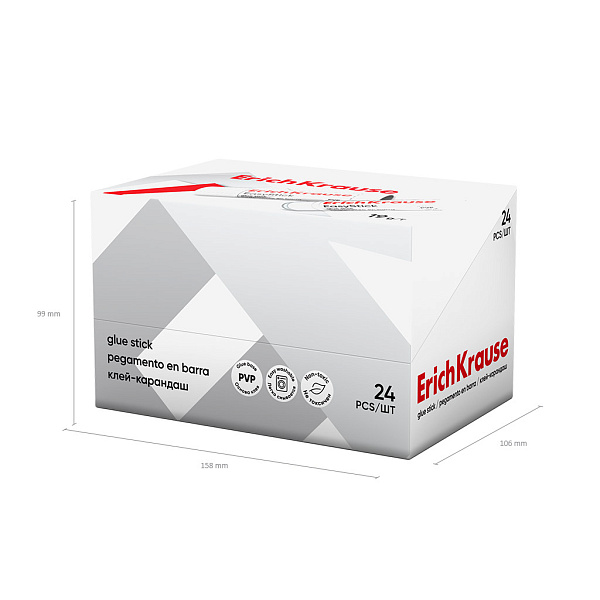 Клей-карандаш  19 г ErichKrause EasyStick