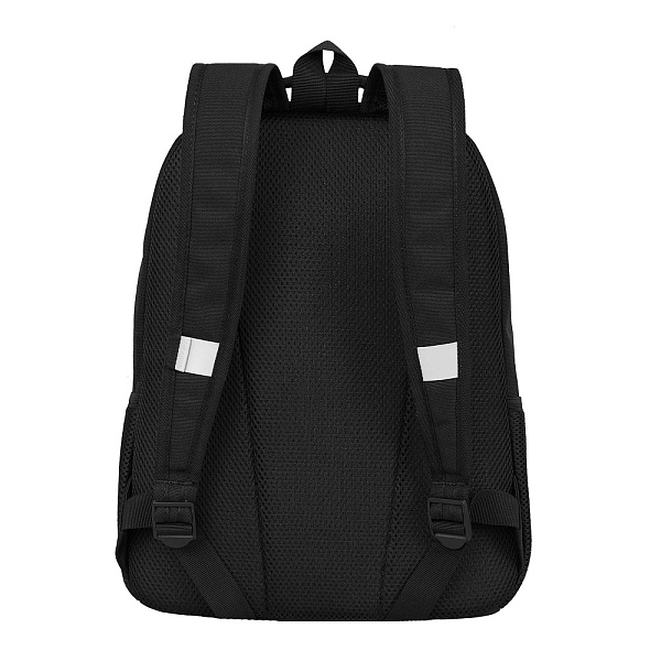 Рюкзак школьный с картхолдером на держателе (/1 черный - фосфорный)