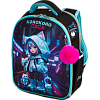 Рюкзак школьный "deVENTE. Junior. Korokoro" жесткий 35x27x13 см (14 л) вес 800 г, 1 отд. на молнии с разделителями для учебников, с органайзером, 1 отделение для формата A4, 2 боковых кармана сеточкой на резинке, эргономичная формоустойчивая спинка с