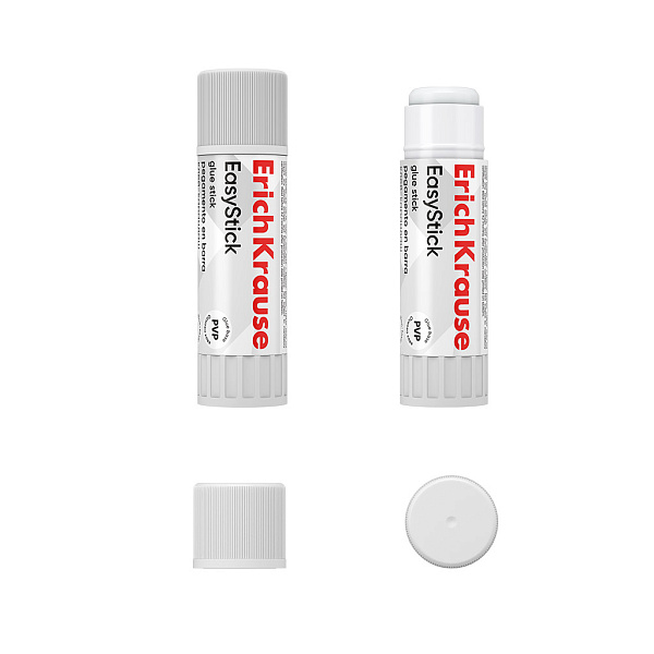 Клей-карандаш  30 г ErichKrause EasyStick, (в коробке-дисплее по 12 шт.)