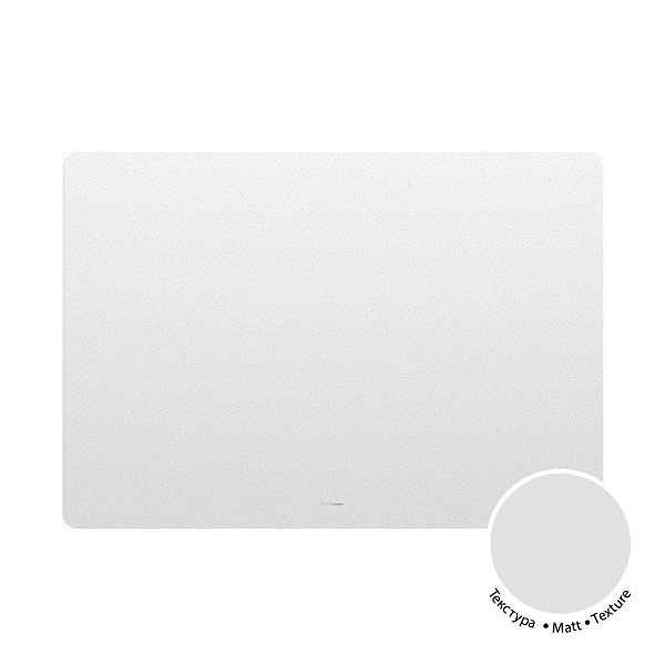 Подкладка настольная пластиковая ErichKrause Matt Total White, A2, белый (в пакете)