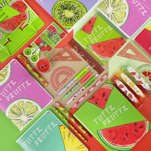 Маркер-текстовыделитель С ЗАПАХОМ "TUTTI FRUTTI", КРАСНЫЙ, КЛУБНИКА