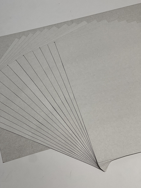 Картон белый А4, 16 листов, "Зайка", немелованный, односторонний, 220г/м, в папке