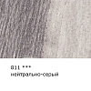 Карандаш акварельный художественный "VISTA-ARTISTA" "Gallery"  заточенный 811 Нейтрально серый (Neutral gray)