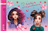 Альбом для рисования 40 листов на спирали "Клевые девчонки", обложка мелованный картон, металлизированный картон, выборочный лак, 100 г/м2