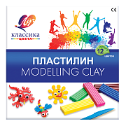 Пластилин 12 цв. Луч "Классика" (Детство)