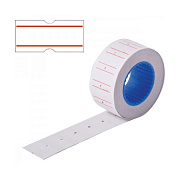 Этикетки для этикет пистолета 21x12 мм, прямоугольные, белые с красными полосками, 600 штук