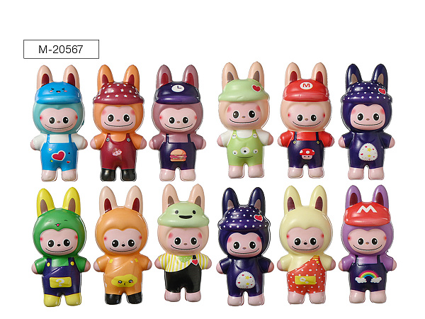 Игрушка-антистресс ЗУБАСТИК 12*6 см, ассорти 12 дизайнов, ПВХ- сетка