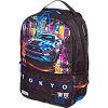 Рюкзак "deVENTE. Label. Tokyo Drift" подростковый 39x30x17 см (19 л) вес 750 г, эргономичная вентилируемая спинка и широкие вентилируемые S-образные регулируемые лямки, 2 отделения на молнии, уплотненные отделения для ноутбука до 15дюймов и книг, 1 п