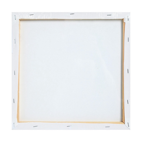 Холст на подрамнике INDEX, 1,6*25*25 см, 100% хлопок, акрил грунт, 280 г/м2, мелкое зерно