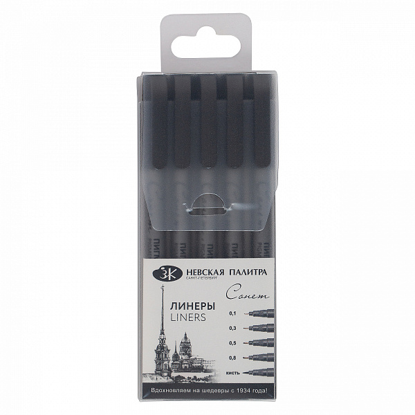 Линер Сонет 5 шт. пластиковый наконечник