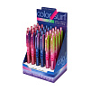 Ручка гелевая автомат. 0,38 мм "ColorSurf.Bright" СИНЯЯ (3 цвета корпуса)