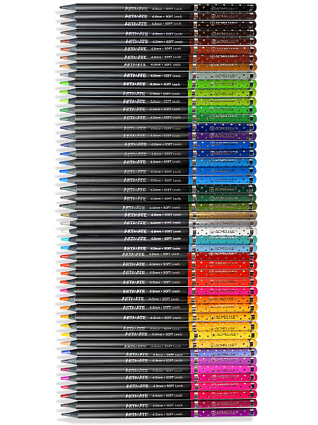 Карандаши 48 цв. ACMELIAE Blackwood Artmate в металлическом футляре