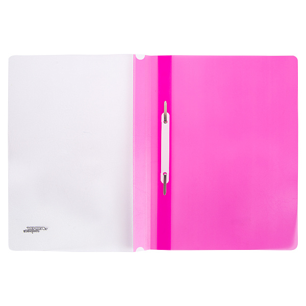 Скоросшиватель A4 140/180 мкм волокно . розовый "Expert Complete" Trend NEON