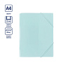 Папка на резинке А4 "Expert Complete" Trend Pastel "Pastel" 600 мкм 35 мм диагональ бирюзовый EC234419