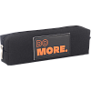 Пенал "deVENTE. Do More" черный, 21x6x4 см прямоугольный, плотный износостойкий полиэстер с водоотталкивающей пропиткой, прямоугольный для 30 предметов на молнии, с аппликацией из искусственной кожи, 