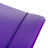 Тетрадь на кольцах 120 л. "CANVAS" Фиолетовая, Пластиковая обложка с высечкой под кольца на резинке,