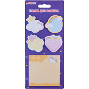 Набор бумаги на л/п "deVENTE. Unicorn" 45x45 мм и 80x80 мм, 5x20 листов, ассорти форм, 5 дизайнов