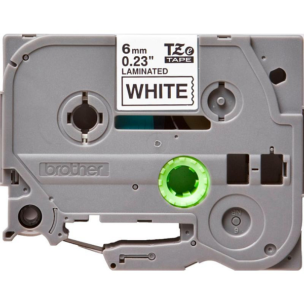 Картридж ленточный Brother TZE211 бел.