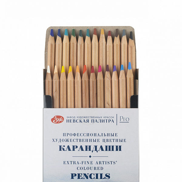 Карандаши профессиональные 24 цв. "Мастер-Класс", в картонной коробке