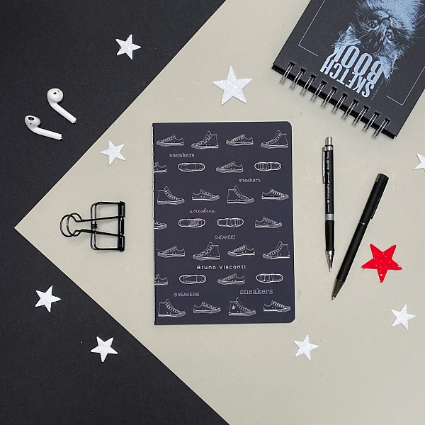 Ручка "BERGAMO" в подарочном футляре, 0,7 мм мм СИНЯЯ (корпус черный, футляр черный)