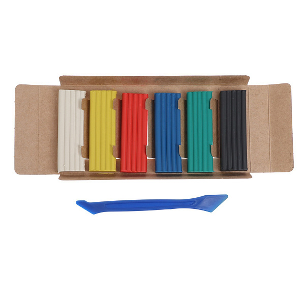 Пластилин 6 цв. классический со стеклом "Я - Художник!", 120г в карт.кор.