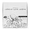 Ластик художественный "SKETCH&ART" 4B, ЧЕРНЫЙ 