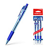 Ручка шариковая автомат. ErichKrause®  СИНЯЯ,(в пакете 3 шт)  JOY® Original, Ultra Glide Technology,