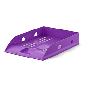 Лоток горизонтальный ErichKrause Base, Vivid, фиолетовый