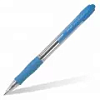Ручка шариковая автомат. 0,7 мм Pilot Super Grip СИНЯЯ, резиновый грип, голубой корпус, чернила на масляной основе