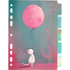 Разделитель листов "deVENTE. Balloons" A5 (160x210 мм) ламинированный мелованный картон 210 г,м2, с рисунком, 5 шт, индивидуальная упаковка