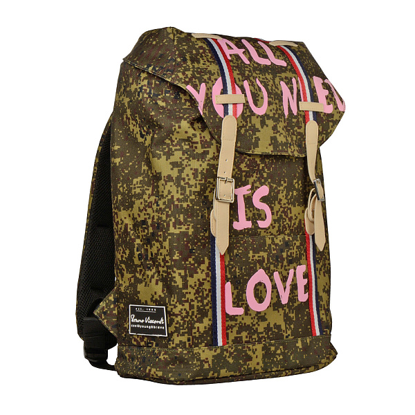 Рюкзак городской КАМУФЛЯЖ  "LOVE" 