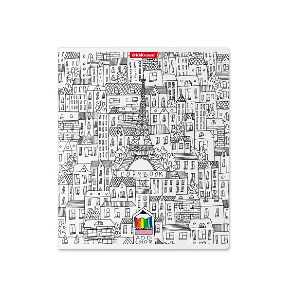 Тетрадь 48 л. кл. "Add Color. Voyage" ErichKrause 