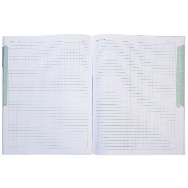 Бизнес-блокнот А4 120 л. кл. тв.переплет "Моя страна" 210х290мм 5-цв. блок глянц. ламин. запечат. форзац 