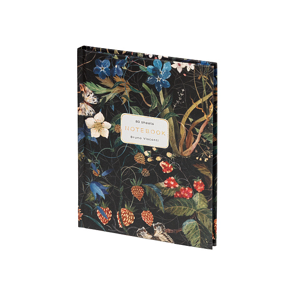Блокнот-престиж А6 80 л. "FLORA.ЛЕСНЫЕ ЯГОДЫ"