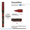Ручка шариковая 0,7 мм "DreamWrite. Flora.Black night" СИНЯЯ, 3 ВИДА 