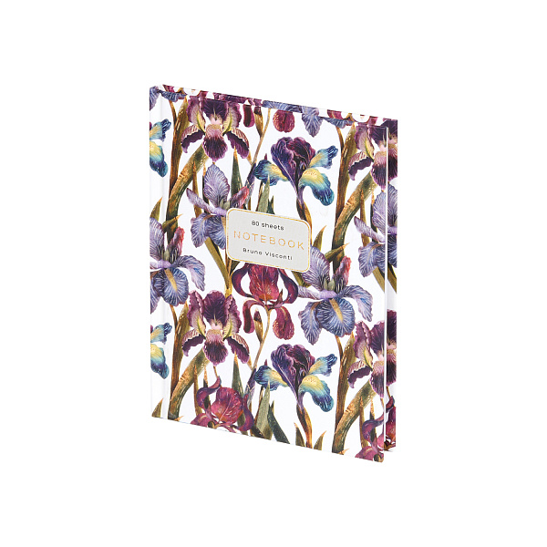 Блокнот-престиж А6 80 л. "FLORA.ИРИСЫ"