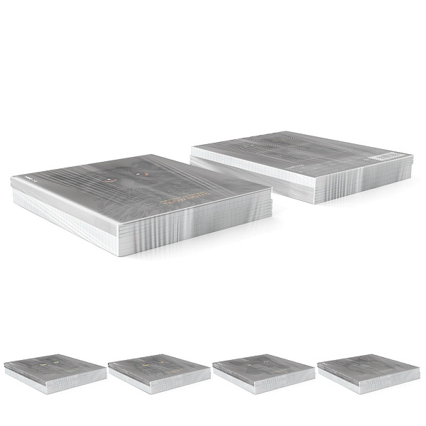 Тетрадь 48 листов в клетку "Gaze", ламинация soft-touch+выборочный УФ-ла ErichKrause_MIX-PACK