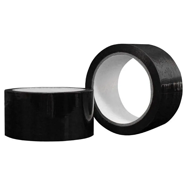 Клейкая лента упаковочная 48мм*40м, 52мкм INDEX черная (6шт в пленке/72шт в коробке)