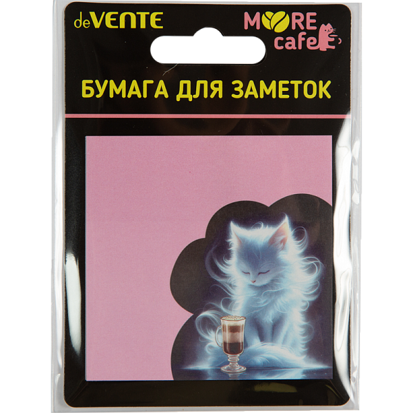 Бумага на л/п  70*70 20л. "deVENTE. MooreCafe" офсет 80 г/м², печать 4+0, ассорти дизайнов, в картонном блистере и пластиковом пакете с европодвесом