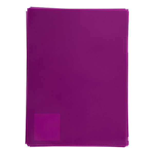 Папка - уголок A4 "Expert Complete" Trend NEON 180 мкм волокно пурпурный EC210030022